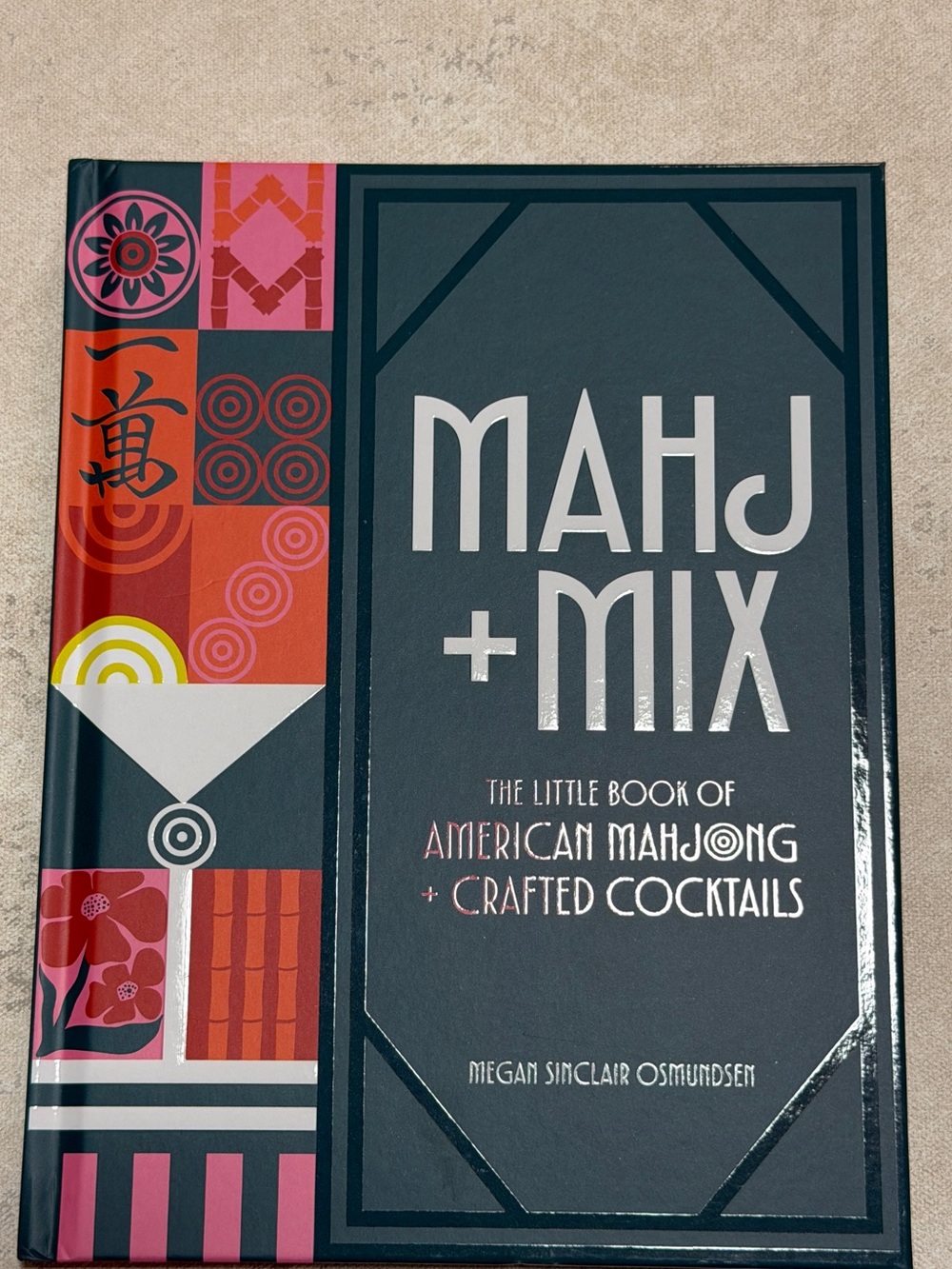 Traditional Mahjong Cocktail Guide Book - White and Red Accent